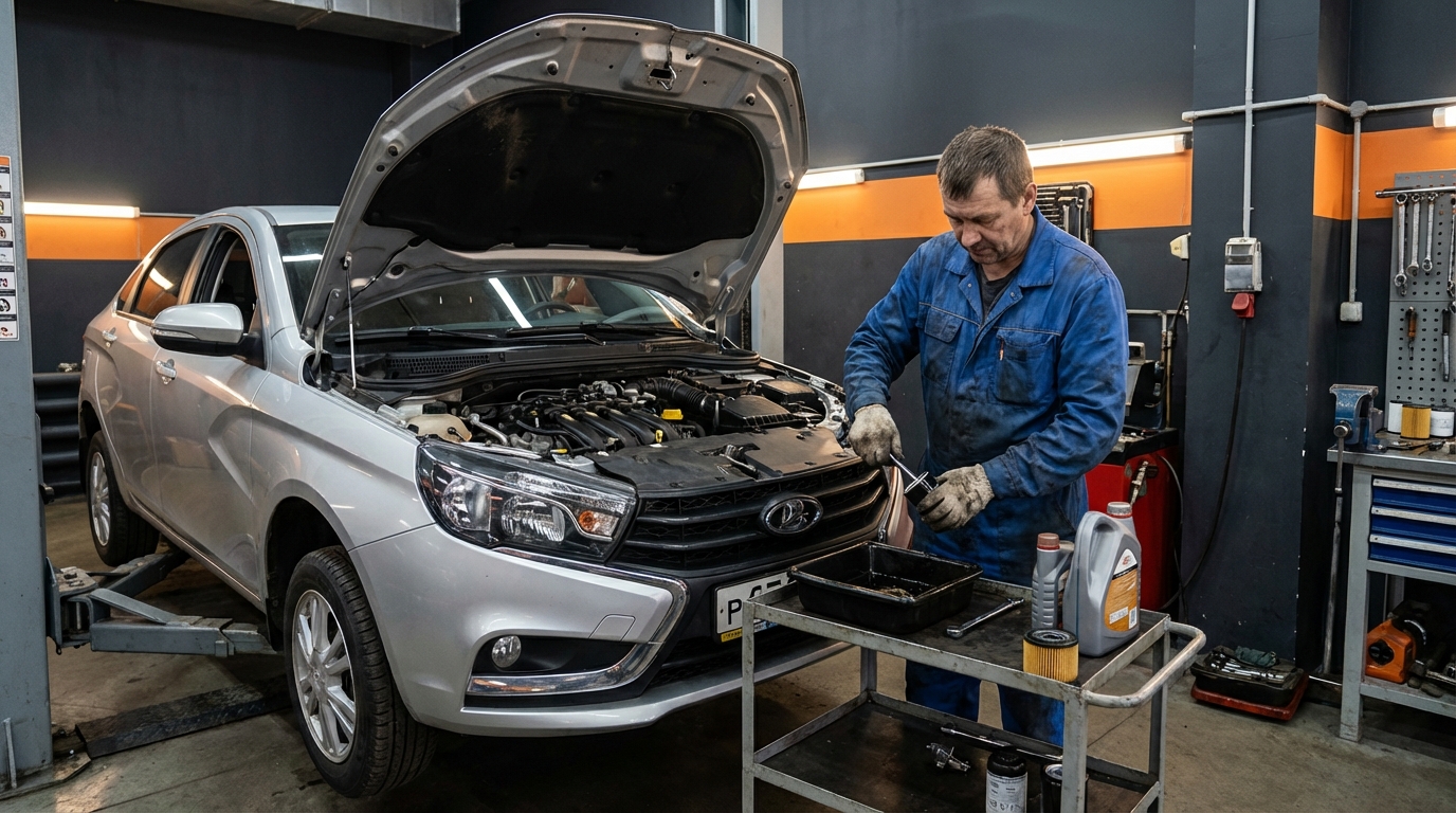 Плановое техническое обслуживание LADA